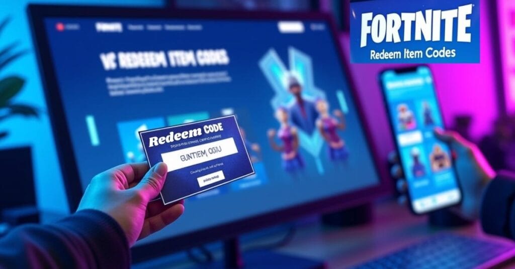 Earn Fortnite Free V bucks codes - Proven Methods in 2025 4 How to Redeem Fortnite Item Codes